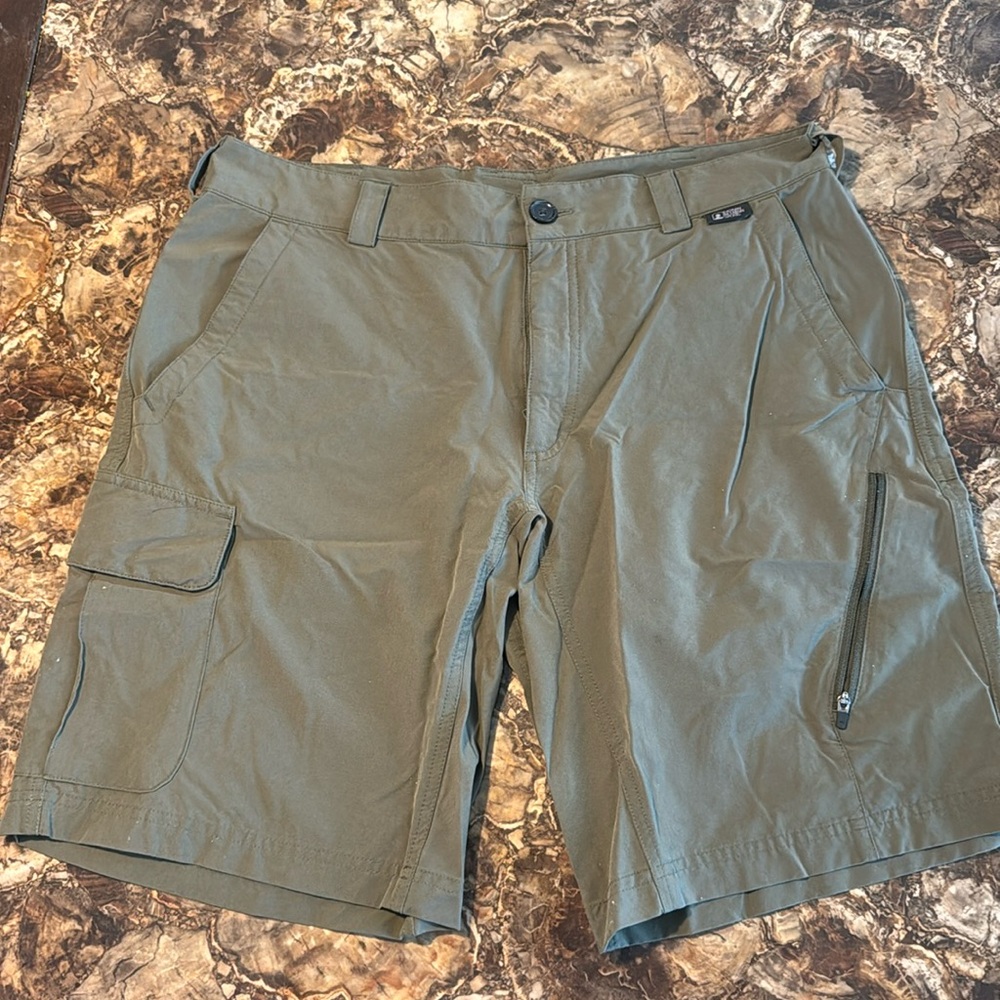 Eastern Mountain Sports Green Hiking Shorts 34
